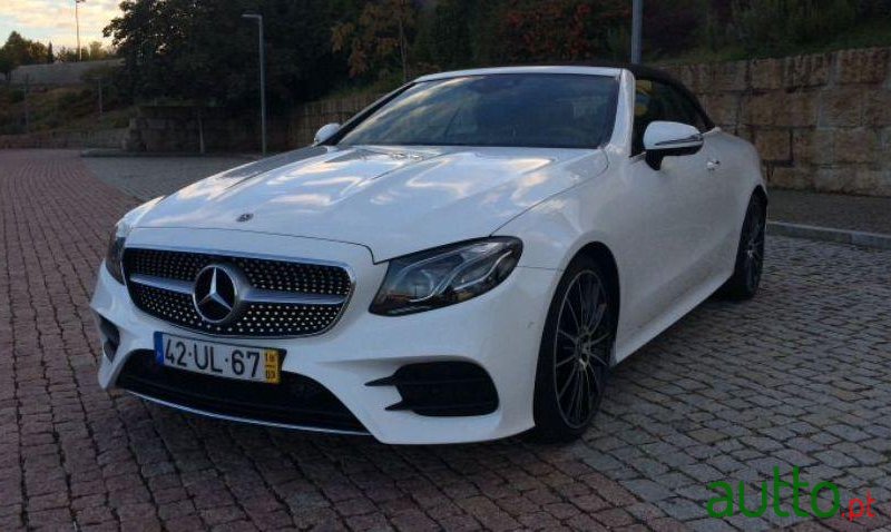 2018' Mercedes-Benz E-220 Amg Cabrio Nacional photo #2