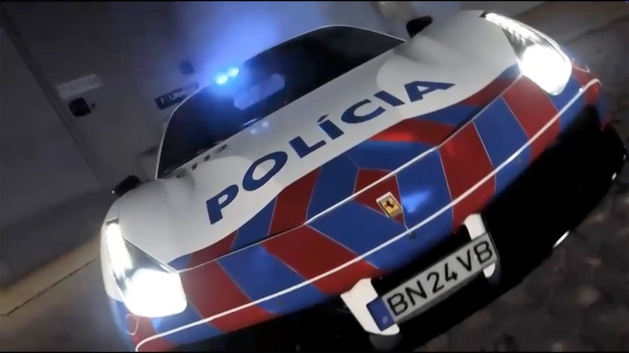 Este é o novo Ferrari da polícia portuguesa. Os detalhes do supercarro da PSP