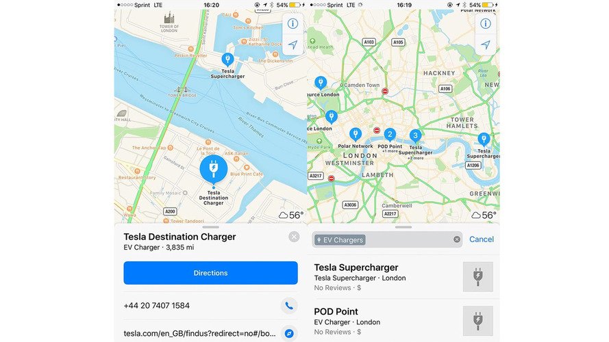 Apple Maps Gets Into The EV Charging Game In Europe