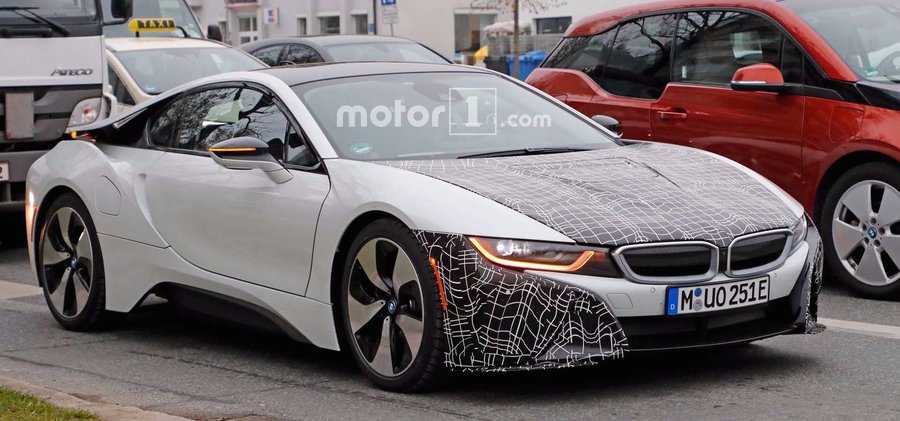 BMW i8 Spied With Subtle Aero Tweaks, Could be Rumored S Model