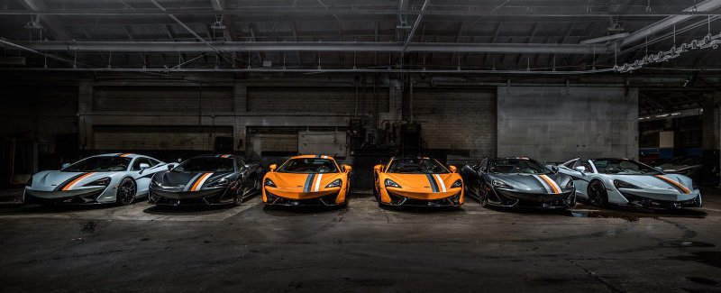 McLaren displays six bespoke 570S models with historic themes