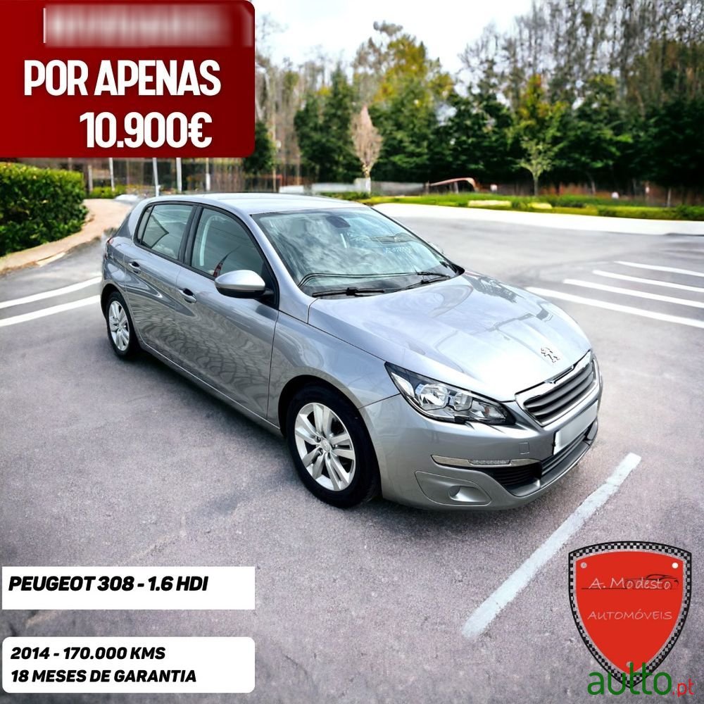 2014' Peugeot 308 1.6 Bluehdi Allure J17 photo #3