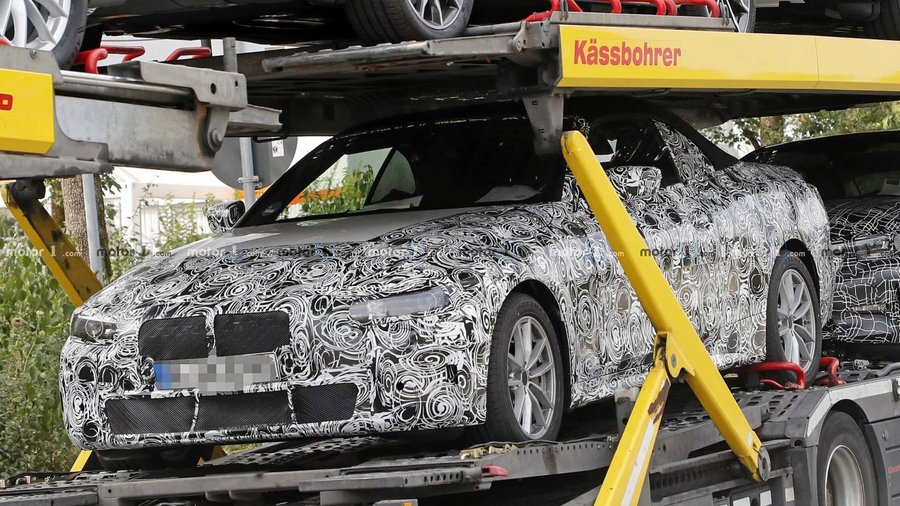 BMW 4 Series Convertible Spied With Soft Top