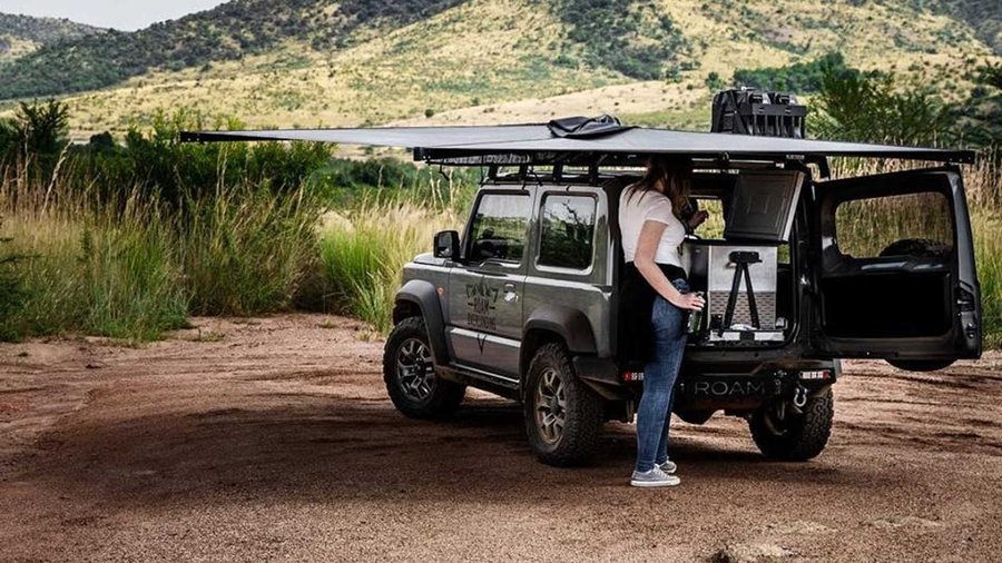 How Can You Make A Suzuki Jimny Cooler? Rooftop Tent