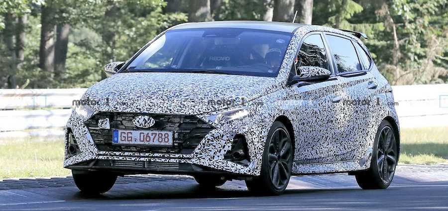 Hyundai i20 N Spied Again At Nurburgring As It Sheds Some Camo