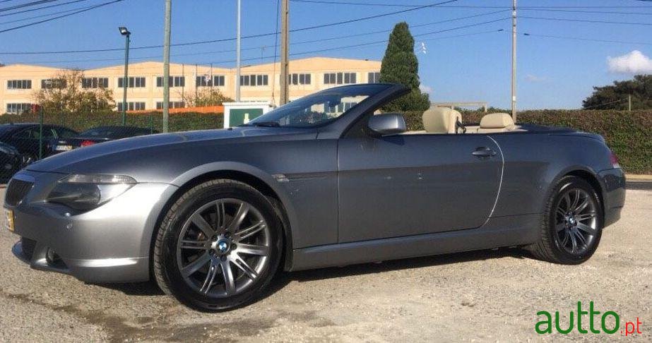 2005' BMW 630 Cabrio Caixa Smg photo #1