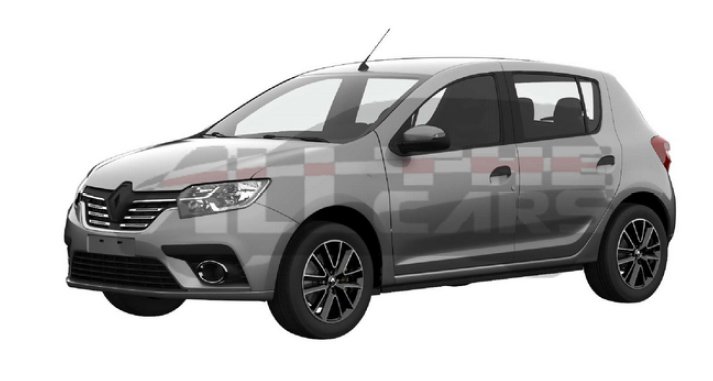 2018 Renault Sandero patent images reveal updated exterior