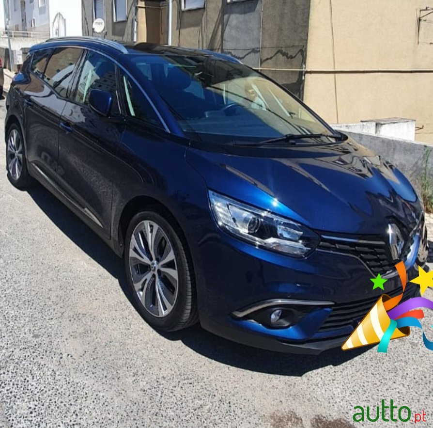 2019' Renault Grand Scenic 7 seater blue photo #2