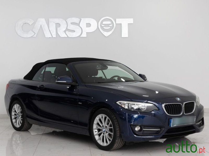 2016' BMW Série 2 D Cabrio Line Sport photo #1