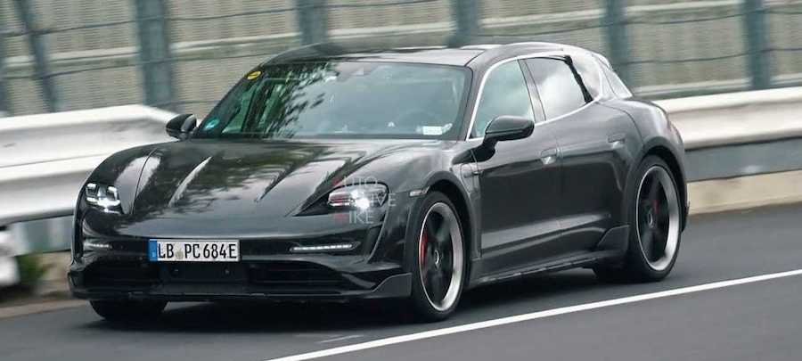 Porsche Taycan Cross Turismo Spied Testing At The Ring