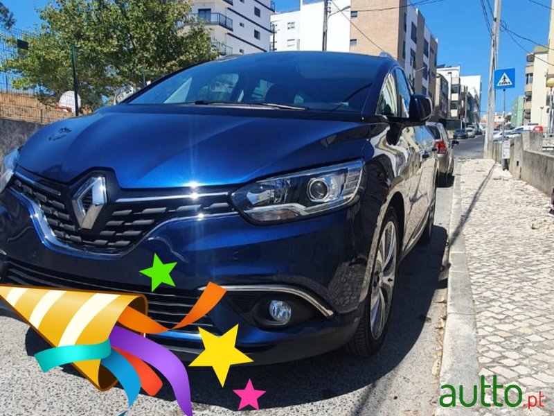 2019' Renault Grand Scenic 7 seater blue photo #3