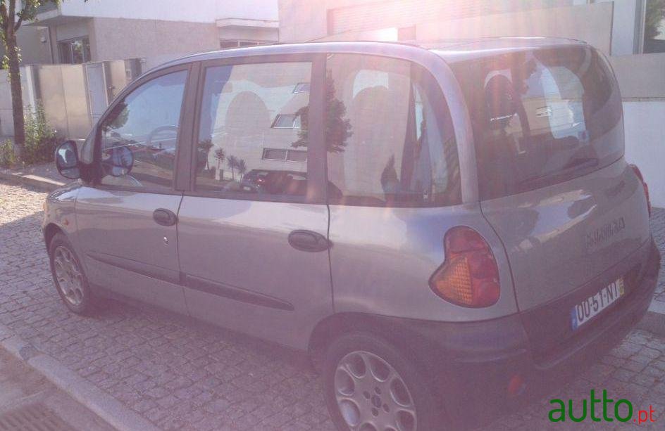 1999' Fiat Multipla 1.9 Jtd Elx photo #4