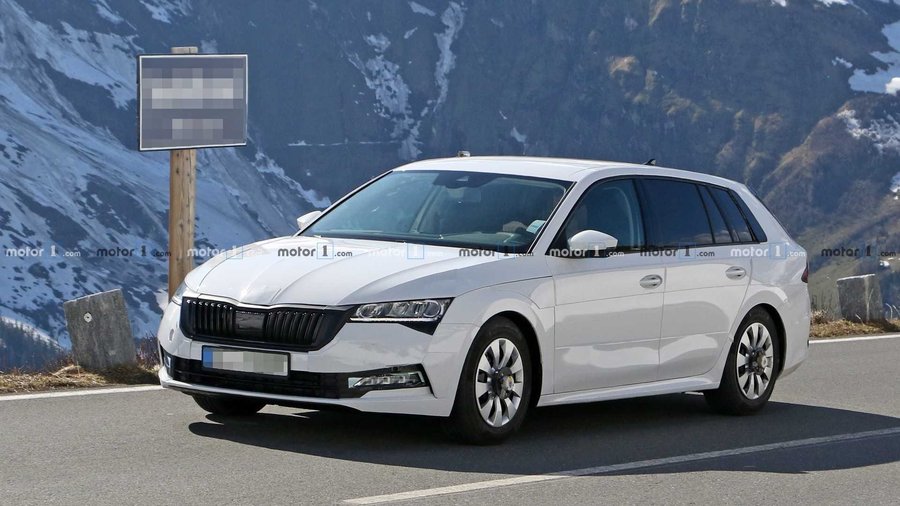 2020 Skoda Octavia Wagon Spied Wearing Clever Camouflage