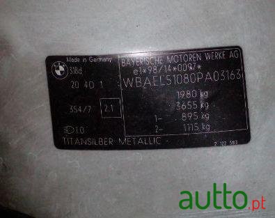 2002' BMW 318 D Touring photo #1