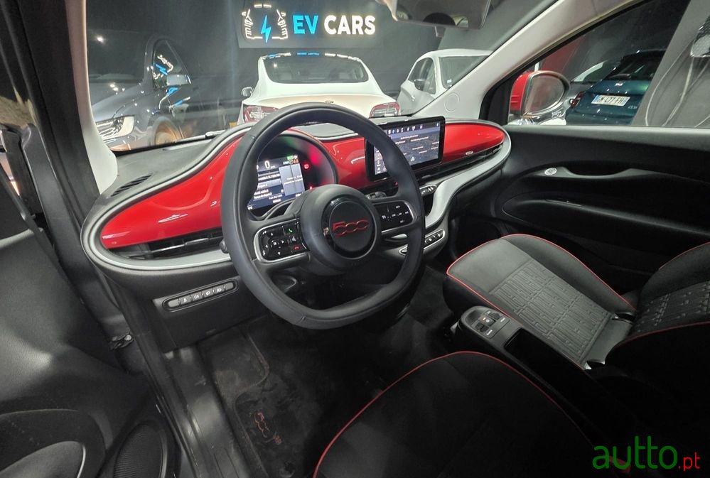 2023' Fiat 500e 23,8Kwh Red photo #6