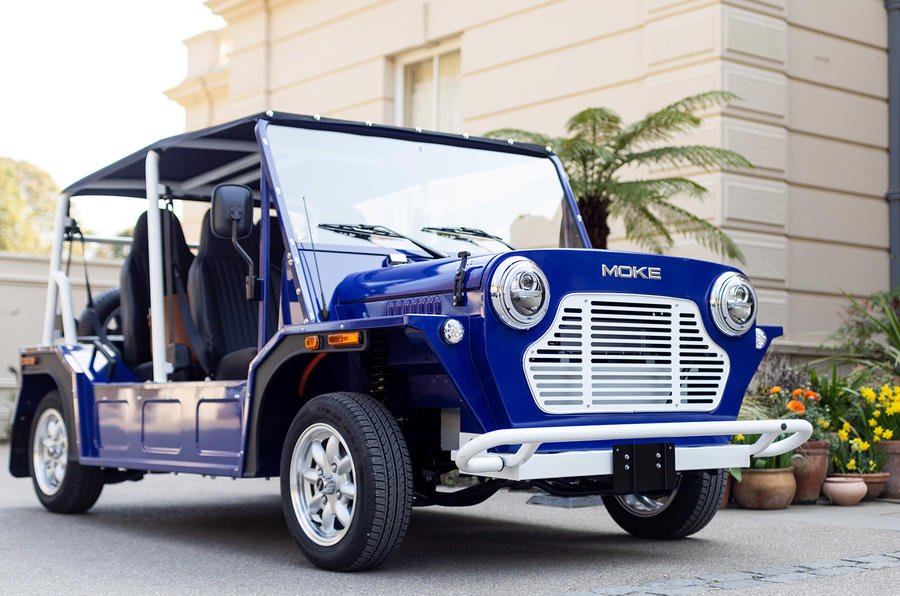 Electric Mini Moke rolls off production line before summer deliveries