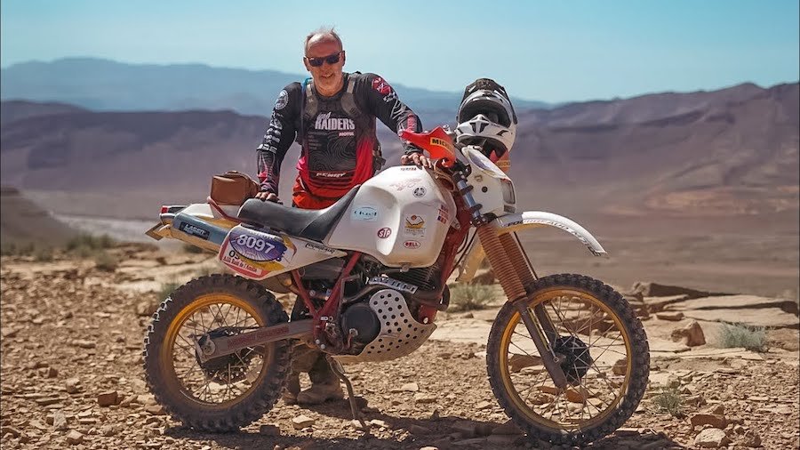 Watch Over 100 Amateur Dakar Enthusiasts Take Classic ADV Bikes To Morocco