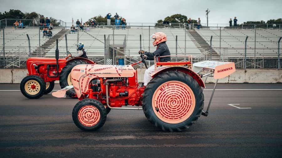 Porsche Tractor Race Embodies The Need For (Slow) Speed At Rennsport Reunion